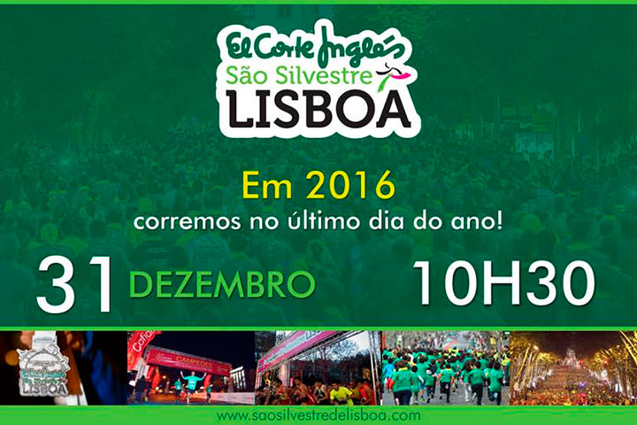 São Silvestre de Lisboa 2016 será no último dia do ano