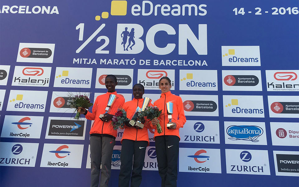 Bronze para Jéssica Augusto na Meia Maratona de Barcelona
